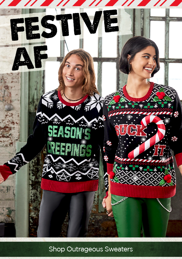 Christmas sweaters at spencers hotsell